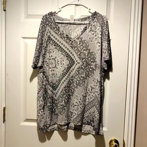 Bandana print top